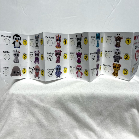 TY Mini Boos Hand Painted Collectibles, 9 Figurines includes Saffire Blue Dragon - Picture 12 of 14